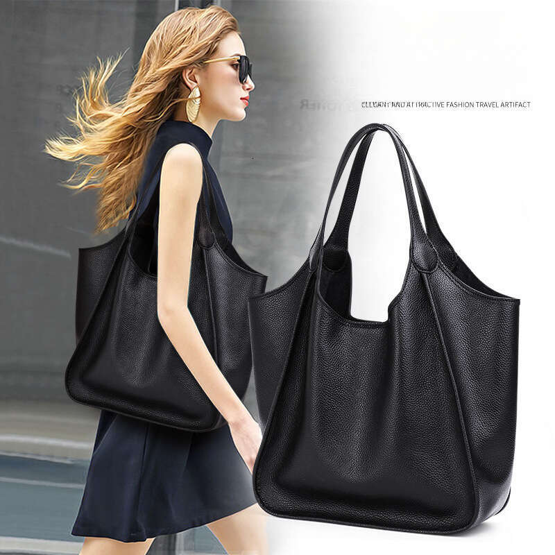 designer bag Luxury bag Genuine Leather Women's Large Capacity Tote 2025 New High-End Handbag Niche Single Shoulder Underarm Bag