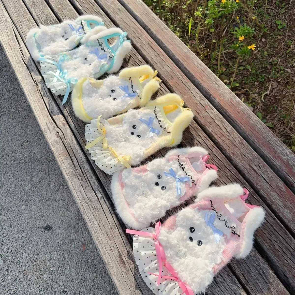 Autumn and Winter Pet Strap Skirt Cute Plush Thick Strap Vest Skirt Pet Sleepwear Home Clothing Puppy Clothes for Small Dogs X250928