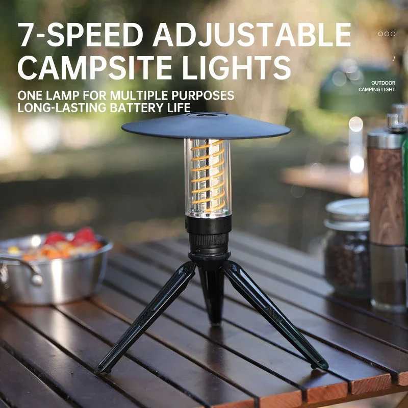 Multiform Combination Waterproof Camping Stand Light Outdoor Portable Ultralonglife LED Light Handheld Tent Hanging Light C250928