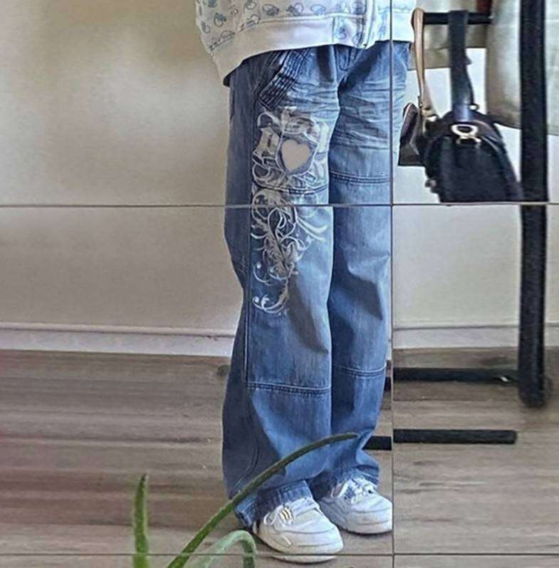 TIK Hot Sale Haruku Grunge Vintage Low Waisted Cargo Pants Y2k Aesthetics Indie Women's Jeans Pockets Korean Streetwear Retro Trousers