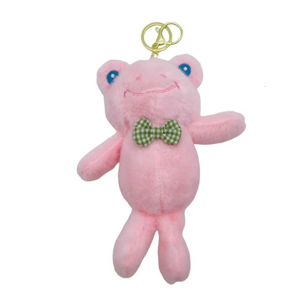 Creative Soft Frog Plush Keychain Cartoon Stuffed Funny Frog Pendant Plush Toys Frog Doll Keychain Backpack DecorXJ250928