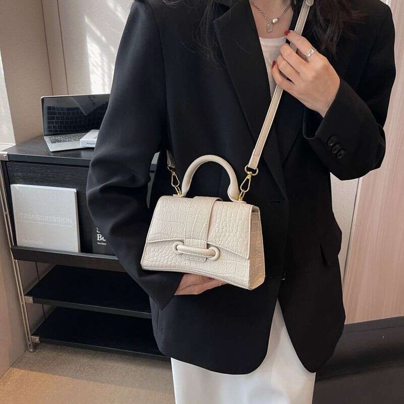 Handbag Women's Fashion Crocodile Print Single Shoulder Crossbody Bag