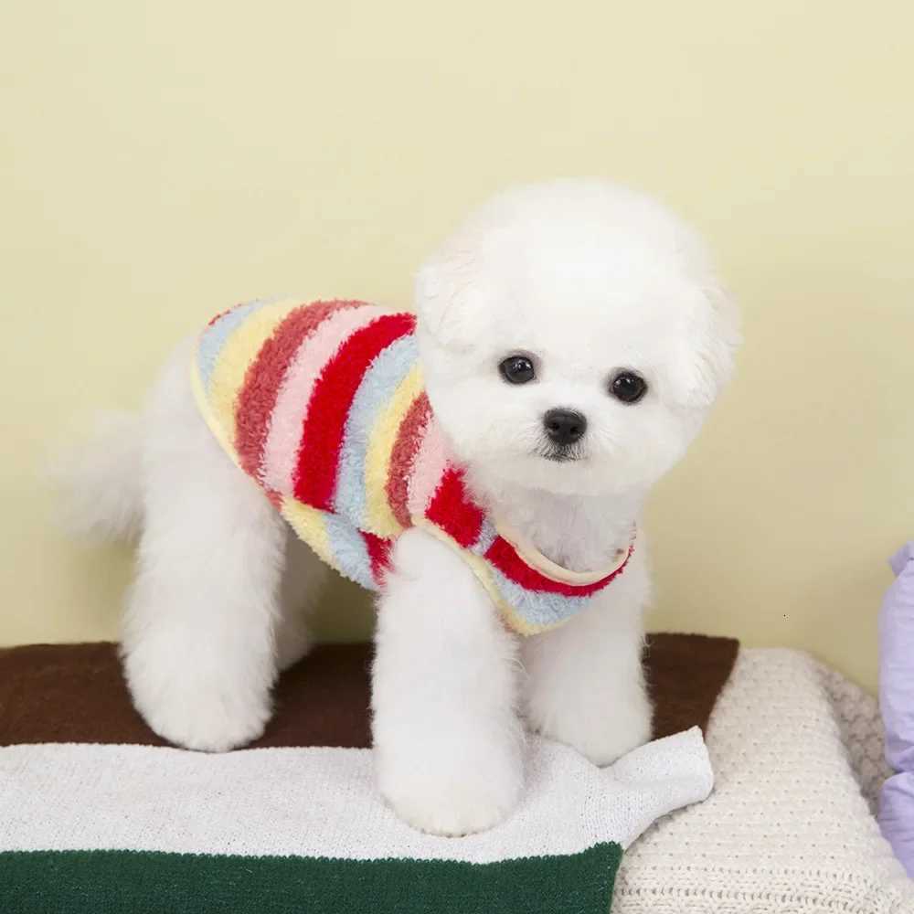 Winter Pet Dog Vest for Small Medium Dogs Cats Warm Fleece Clothes Puppy Yorkie Chihuahua Coat Maltese Bulldog Apparel X250928