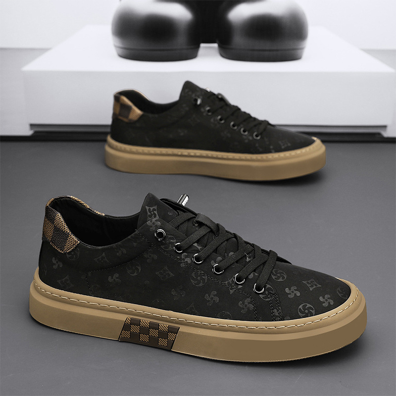 Fashion Trend Print Sneakers New Style Men Casual Canvas shoes Street Style Cool Versatile Sizes 39-44 Free Shipping Hot Sale