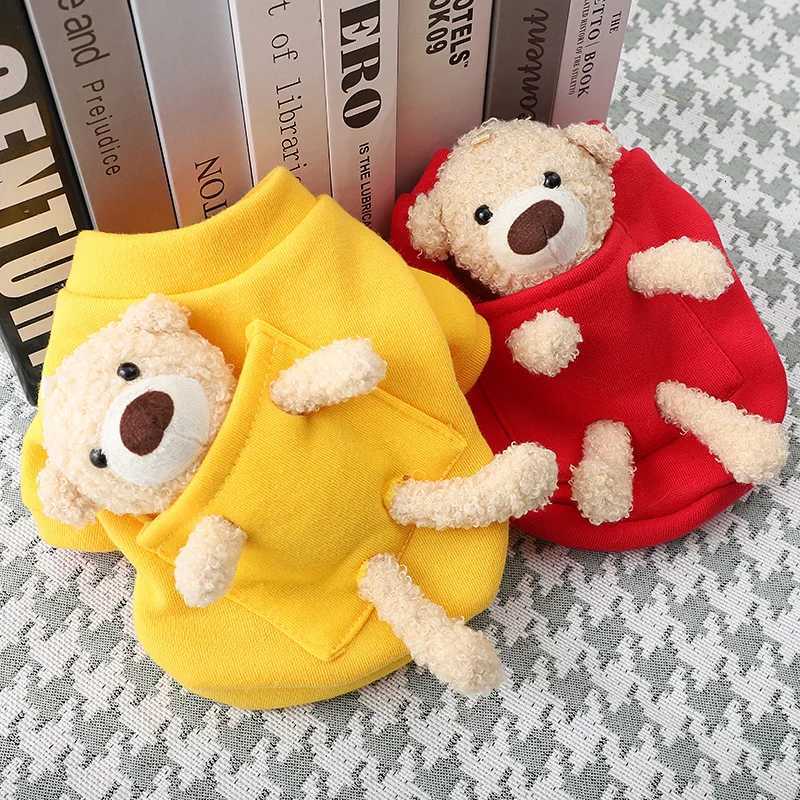 New Autumn and Winter Dog Jersey Sweater Spring Cat Cute Bear Pet Dog Clothes for Small Dogs Chihuahua Teddy Yorkies X250928