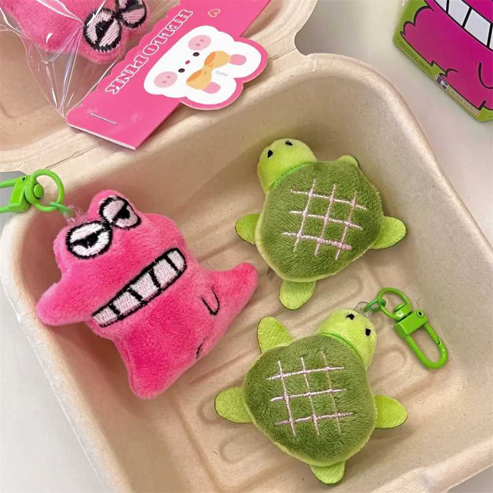 Cute Pet Booch Pendant Cartoon Plush Iittle Crocodile Turtle Doll Key Chain Pendant Girl Backpack PinXJ250928