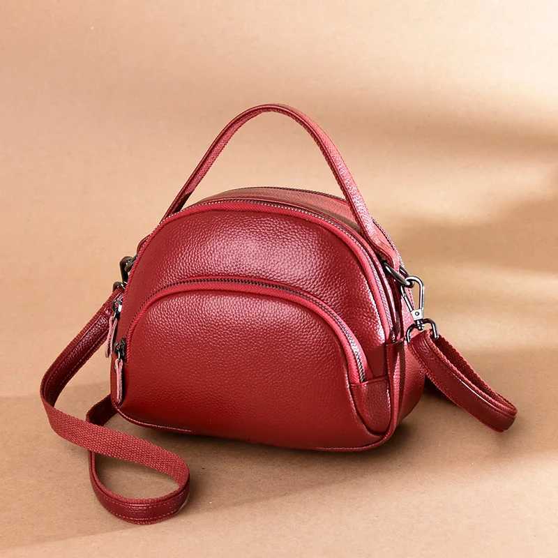 Fashion High Quality Genuine Leather Woman Messenger Bags Luxury Cowhide Handbags Womens Bags Designer Women Shoulder Tote bags Z250928