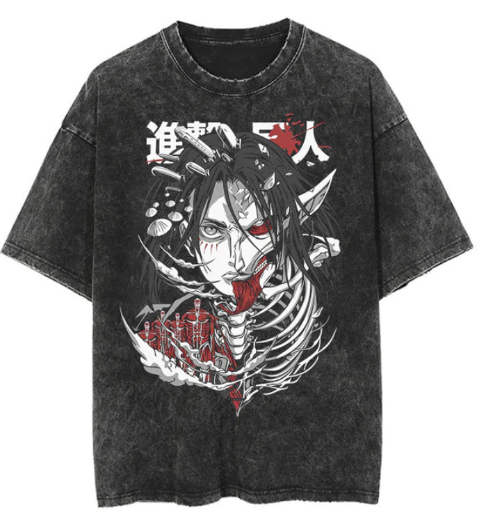 Casual Stylish Animated Artwork Long Lasting Cotton Blend Shirt - TT8340