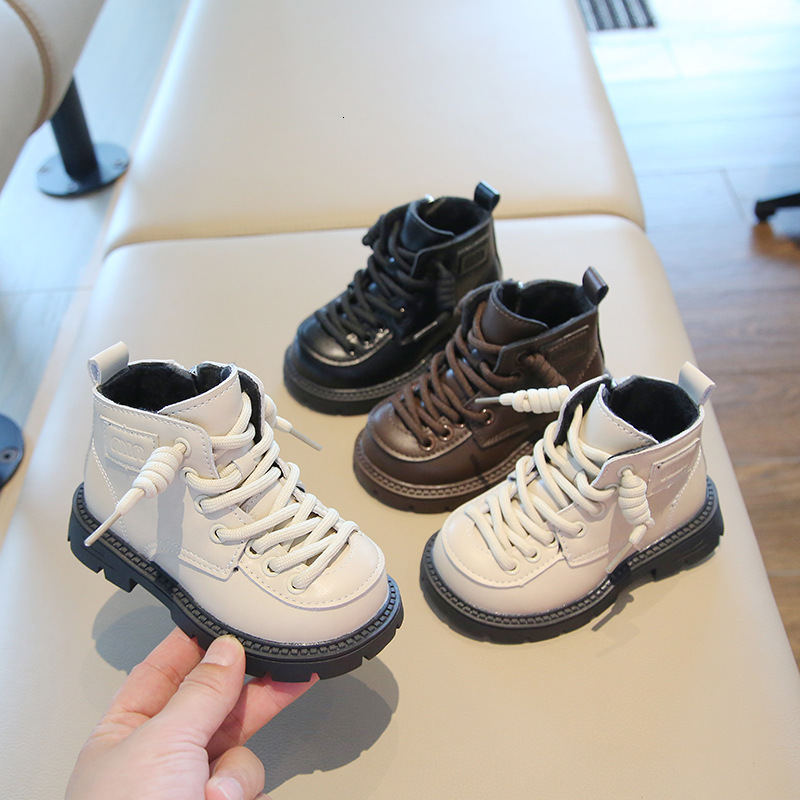 Autumn and winter new fashionable children's shoes, comfortable Martin boots for boys and girls, short boots, trendy snow boots, versatile boots,