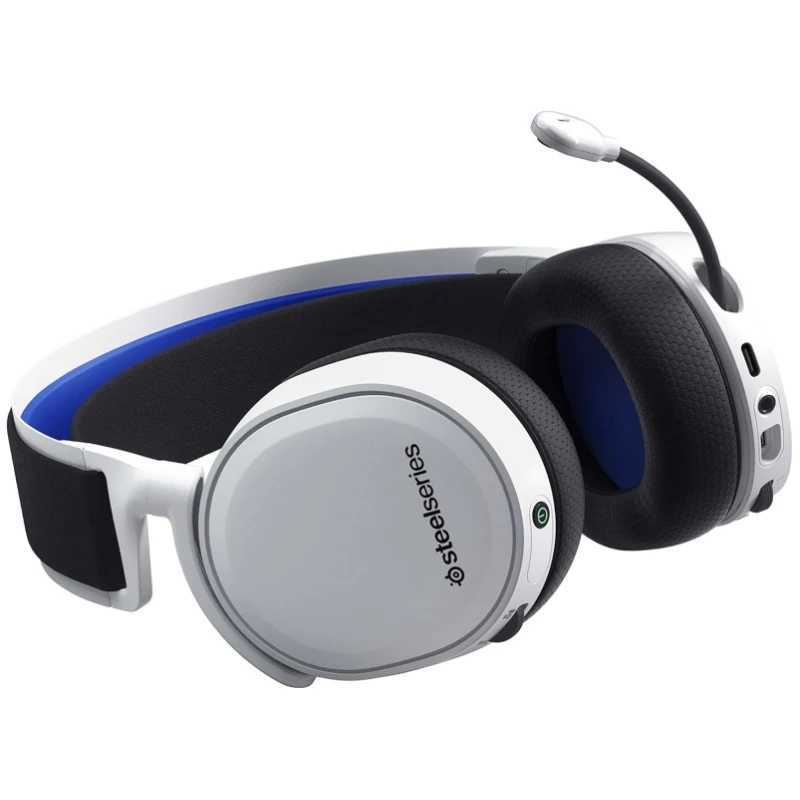 SteelSeries Arctis 7P Wireless Gaming Headset with Noise Cancelling Microphone for 4 5 and PC White Z250926