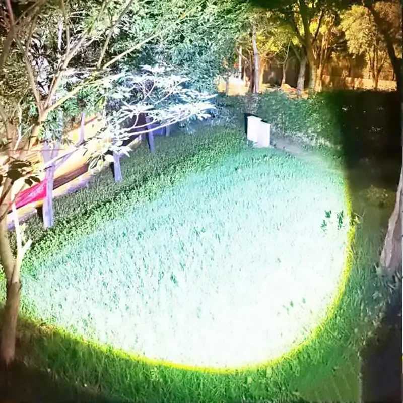 NEW 4000000LM High Power LED Flashlights TypeC Rechargeable Tactical Flash Light Powerful Torch Waterproof Camping Lantern D250928