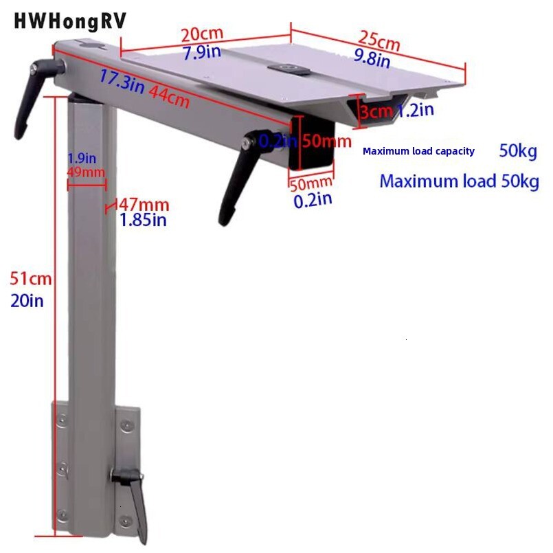 Sofa Table Legs RV Recreational Vehicle Boat Camper Accessories Travel Trailer