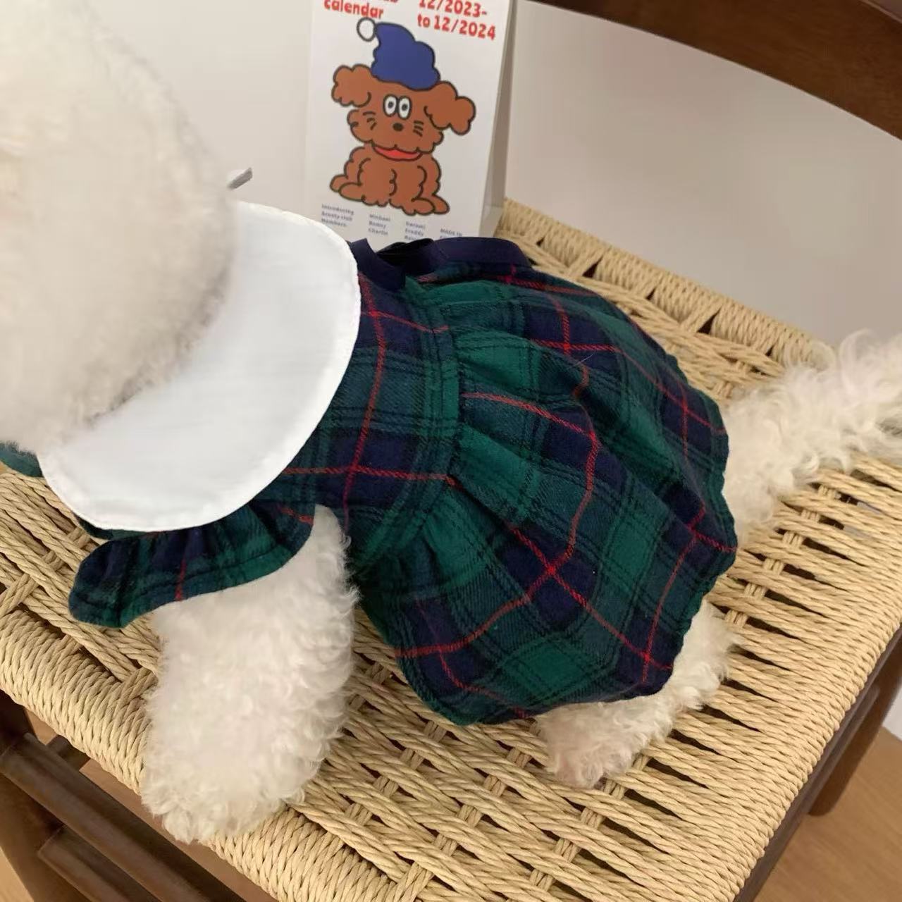 T1356 Dog clothes 2025 new summer thin small and medium-sized dog small body Bichon Teddy cute pet cat skirt