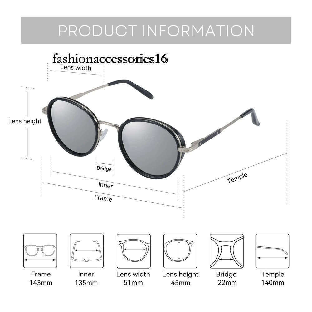 ZENOTTIC Fashion Sunglasses Round/Square Polarized Sun Glasses for Women Men Vintage UV400 Shade