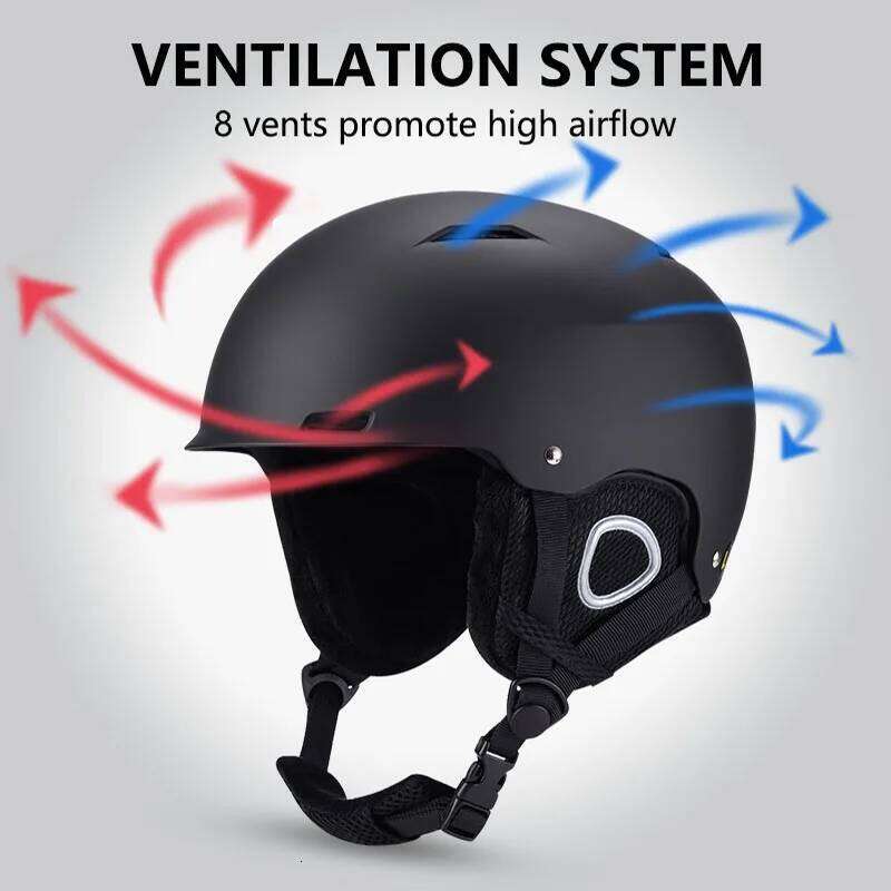 Eastinear New Lightweight All-In-One Goggles Ski Anti-Impact Skiing For Adult And Kid Snow Safety Snowboard Helmet