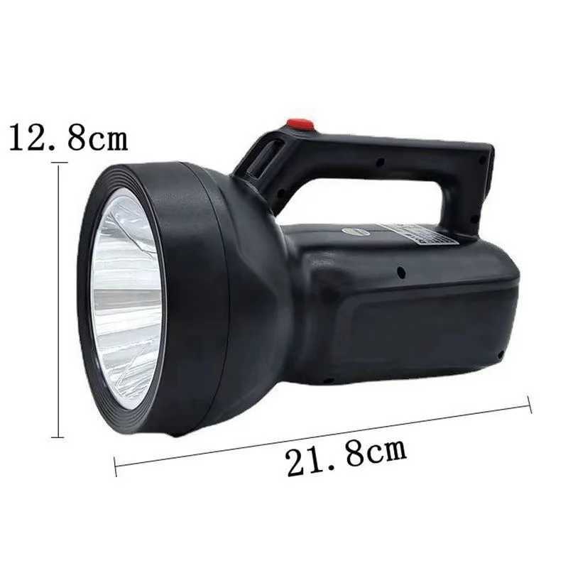 High Light LED Searchlight 8000mAh Long Range camping light USB Rechargeable Work Light Waterproof Outdoor Bright Flashlight C250928