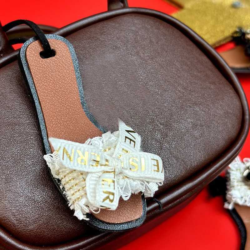 Luxury Cute Bag Pendant Accessories Brand Design Mini Ballet Shoes Ornament Bag Charms Clothing Personality Hanging On Bag Accessories Y250929as