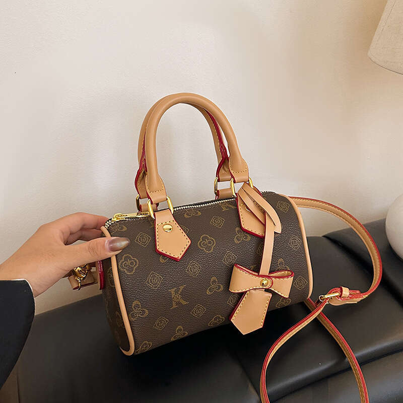 Designer Bags Fashion Luxury Bags for Women Pillow 2025 New Pattern Printed Cylinder Bag Shoulder Crossbody Bag for Women