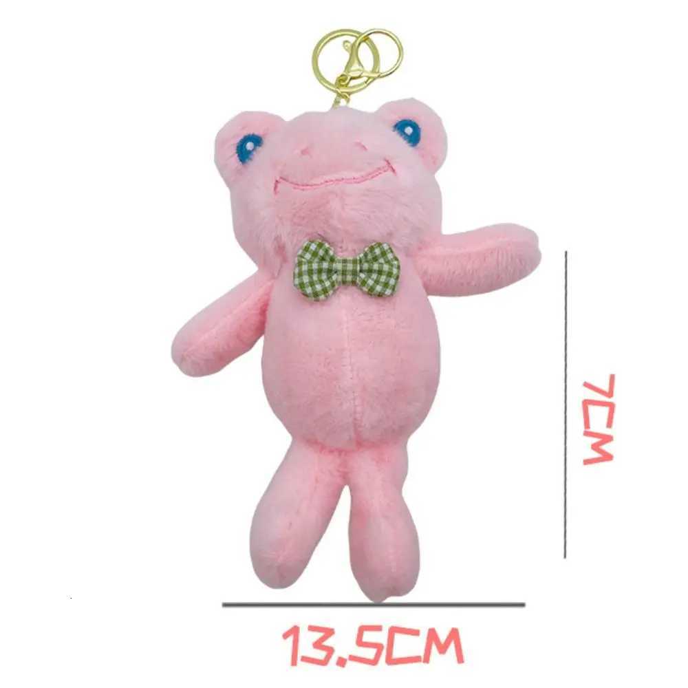 Creative Soft Frog Plush Keychain Cartoon Stuffed Funny Frog Pendant Plush Toys Frog Doll Keychain Backpack DecorXJ250928