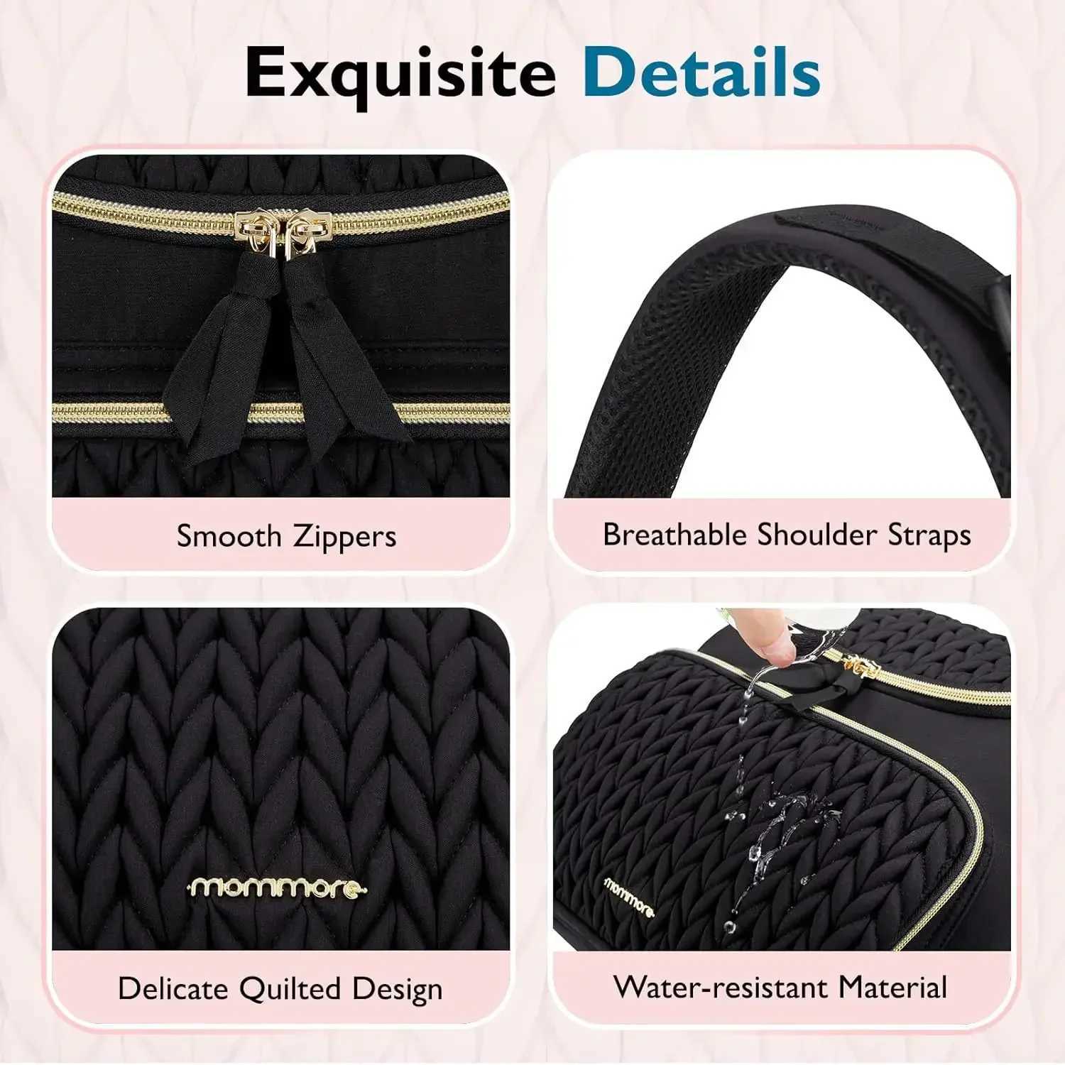 Large Capaci Organizer Mommy Bag For Baby Diapers Outdoor Stroller Hanging Bags Materni Women Fashion Backpack LightweightXJ250928