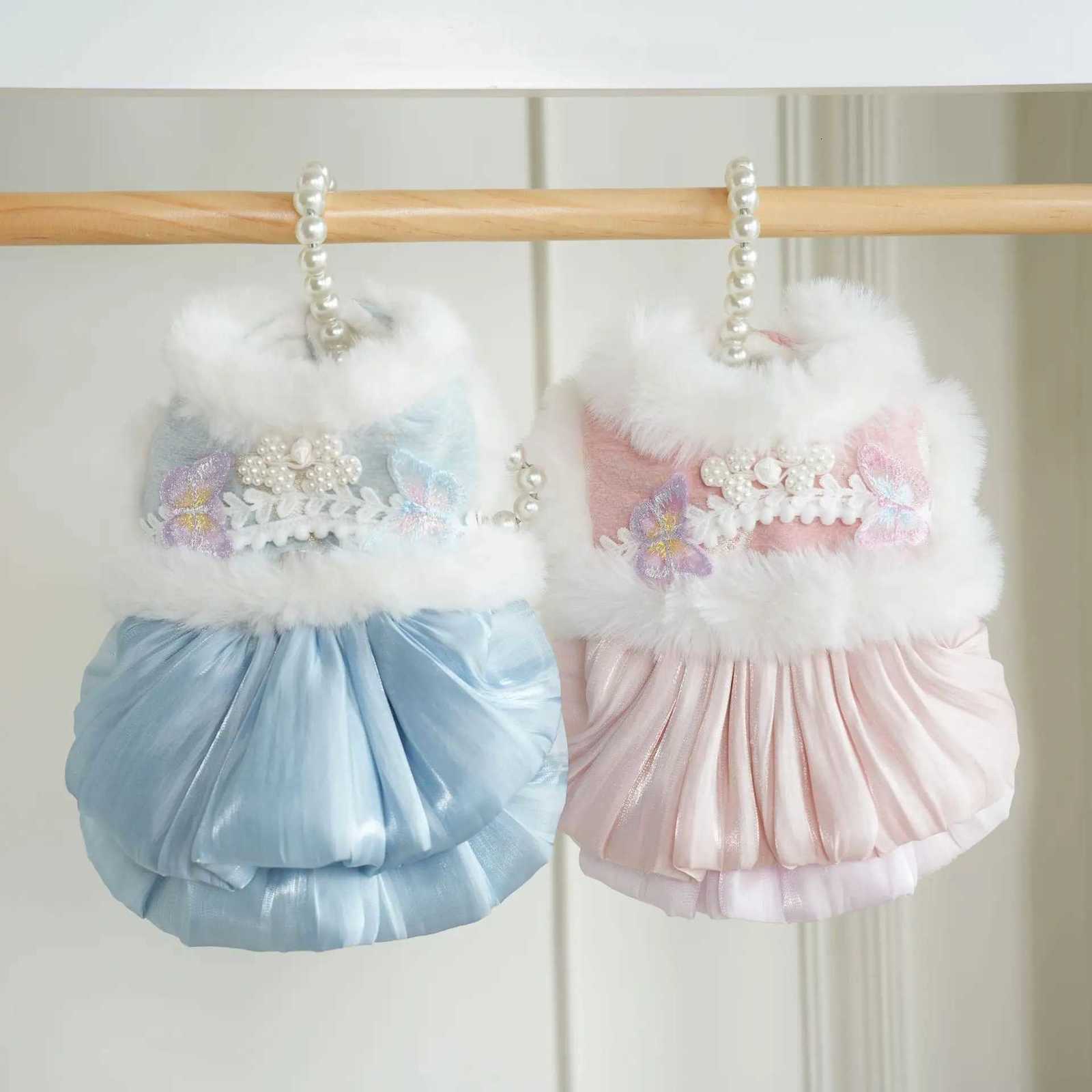 Pet Clothes Little Rabbit Butterfly Tang Dress Princess New Years Dress Small Medium Sized Pet Coat Puppy Clothes X250928