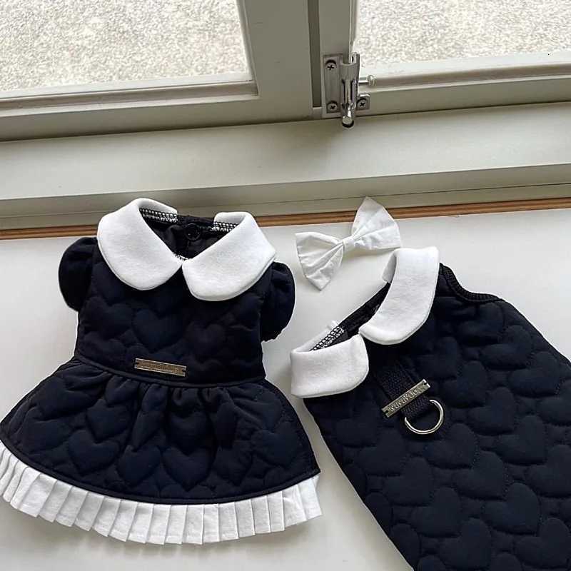 Puppy Couple Outfits Collared Dog Clothes Teddy Winter Warmth Cotton Coat Bichon Pretty Dress Female Dog Down et X250928