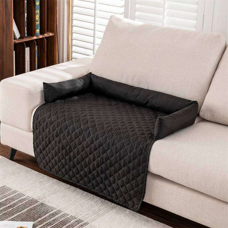 designer brand Waterproof Bed Blanket Mat Dog Sofa Couch Slipcover Pet Pad with Neck Pillow Washable Cat Calming Nest for Travel Home