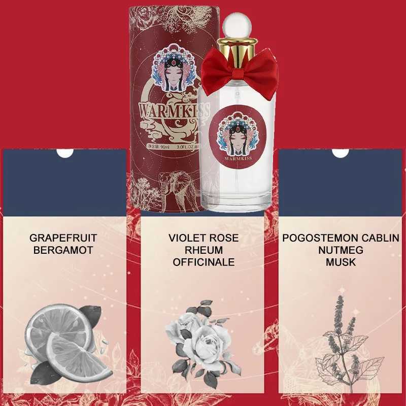 90ML Chinese Tea PerfumeJasmineRoseMuskCitrusLemon ScentOriental Flower Wood FragranceFresh Long Lasting Eau De Toilette M250928