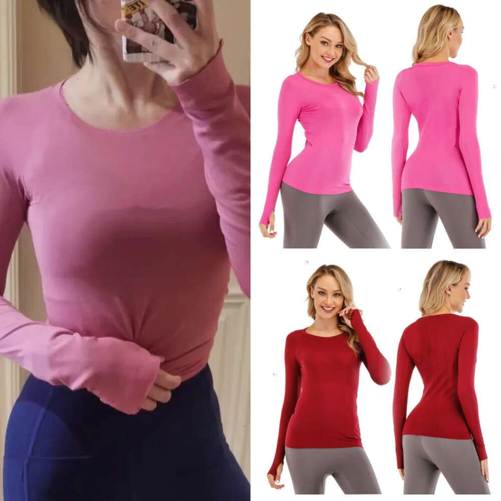 Women luluity lemonion shirt long sleeved shirt luluity lemonion Breathe Gym quick dry Seamless Long Sleeve luluity lemonion