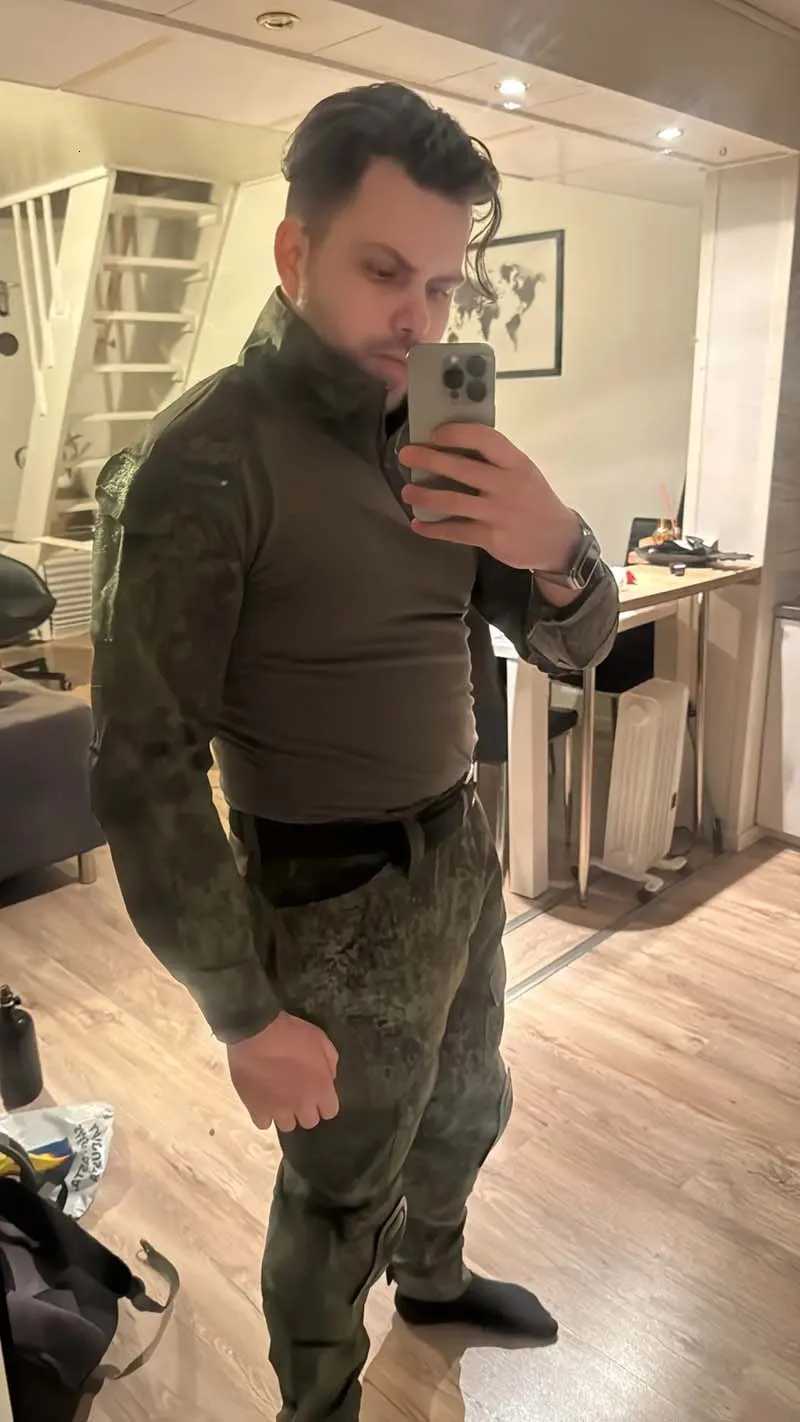 Military Tactical Sets Men Camo Trainning Uniform Paintball ShirtsHunting Pants Airsoft Ripstop Quick Dry Sets MultiPocket New W250928