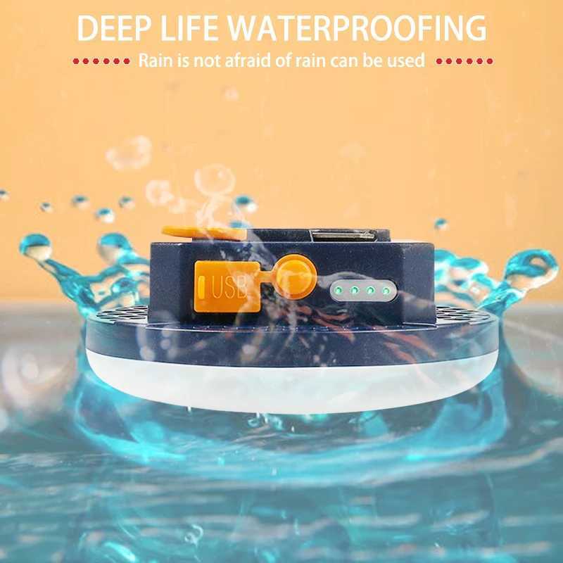 MOSLIGHTING Camping Tent Light USB Rechargeable Lantern Portable Emergency Night Market Lighting Outdoor Camping Lamp Flashlight C250928