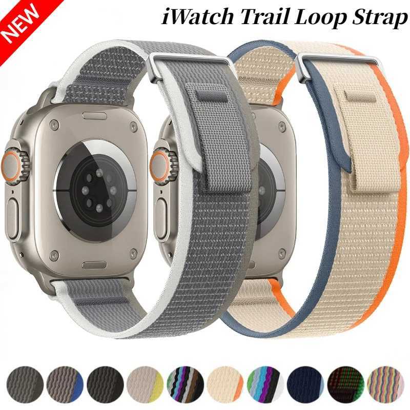 Strap For Apple Watch Ultra band Trail Loop 49mm Series 45mm 41mm Sports Nylon Wristband For iWatch 6 5 4 3 SE 44mm 40mm 42mm W250928