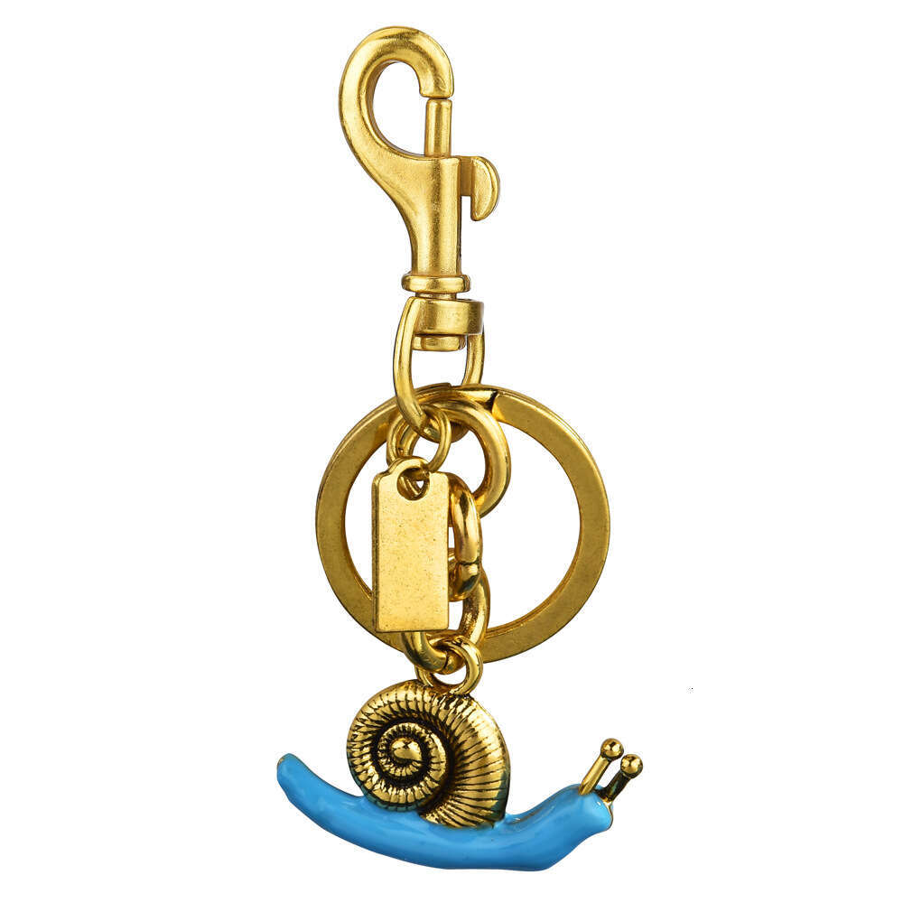 Snail Pendant Keychain Conch Shell Women's Accessory Fashionable Red Exquisite Bag