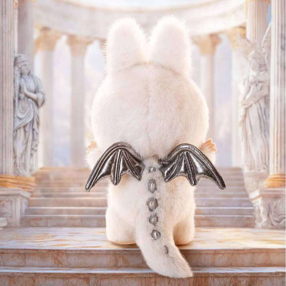 58CM Authentic Monsters Labubu Angel Clouds ZIMOMO I Found You Cute Vinyl Face Doll 58Cm Big Tall Plush Figure Toy L906