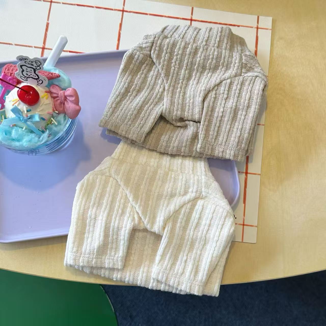 T1358 Dog Knitted Sweater Teddy Bichon Pomeranian Small Dog Yorkshire Terrier Maltese Pet Clothes Autumn and Winter Clothes