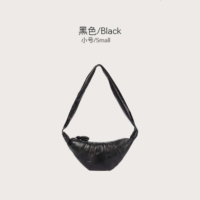 designer bag Luxury bag LE Correct Version Niche Design High-Quality Texture Croissant Crossbody Genuine Leather Dumpling Bag Women