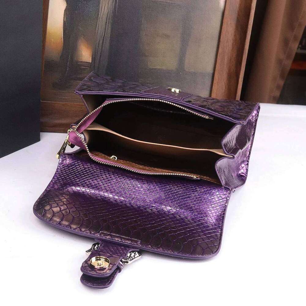 Stone-patterned handbag 2025 new style fashionable and elegant single-shoulder crossbody bag
