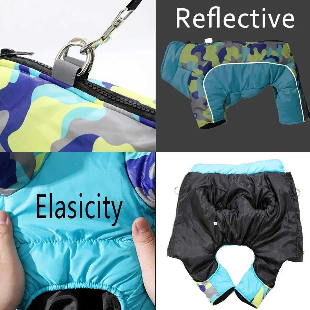 Windproof Pet et Coat For Small Medium Dogs Cats Winter Warm Dog Jumpsuit with Dring Reflective Cat Clothing Bulldog Pug X250928