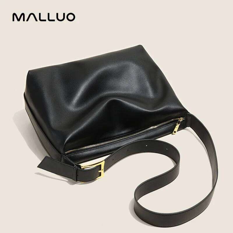 Women's Cowhide Genuine Leather Large Capacity Handbags Female Retro Shoulder Tote Bags Ladies Versatile Casual Crossbody Bag Suotong2509