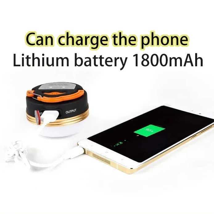 MuqiNush Rechargeable Hanging Type LED Camp Lantern Magnet Base Portable Tent Light With 3 Modes for Camping Hiking Fishing C250928