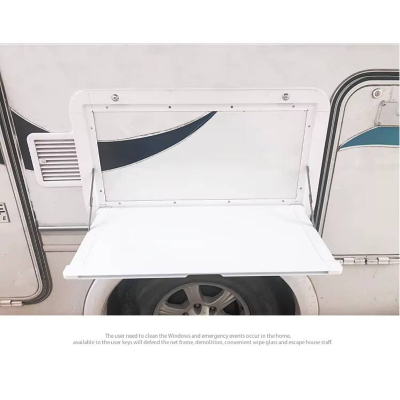 Outdoor Folding Picnic 800x450mm Car Table with Stand, Suitable for RV Camping and Home Use