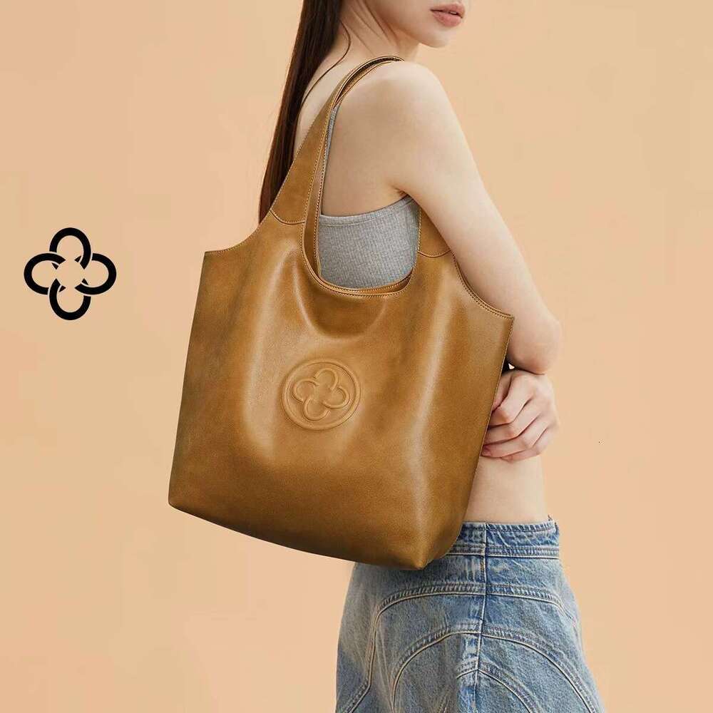designer bag Luxury bag Italian Cowhide Kasle Vest Tote Women Large Capacity Shoulder Underarm Bag