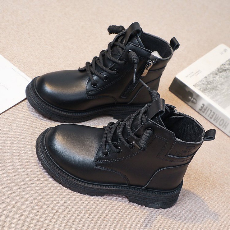 Spring and Autumn New Boys and Girls Martin Boots Children's Versatile Black Short Boots Fashion Children's Fashion Show Trendy Boots Design