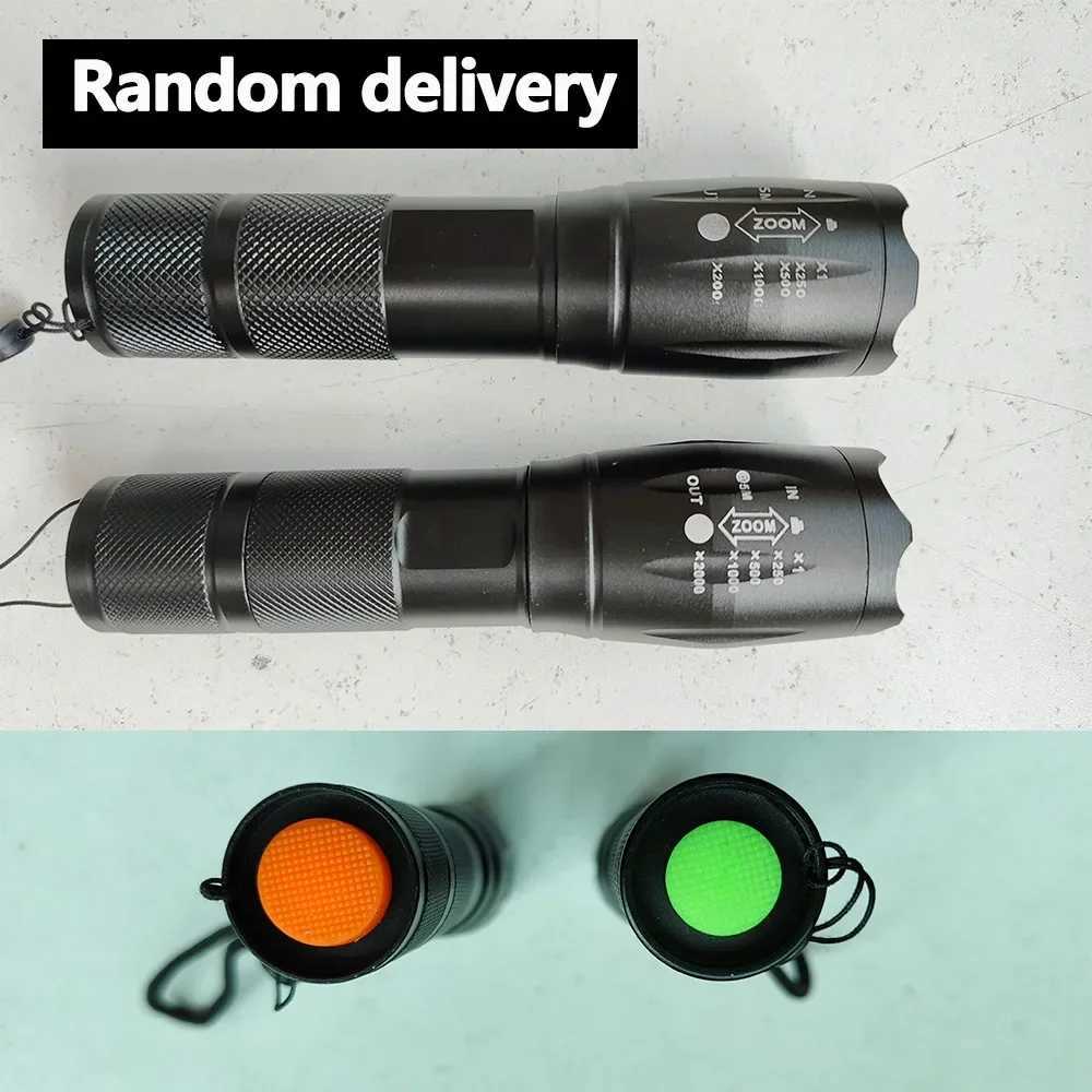 High Power LED Flashlights Tactical Torch 5 Modes Aluminum Alloy Waterproof Zoomable For Camping Hiking Outdoor Flash Lighting D250928