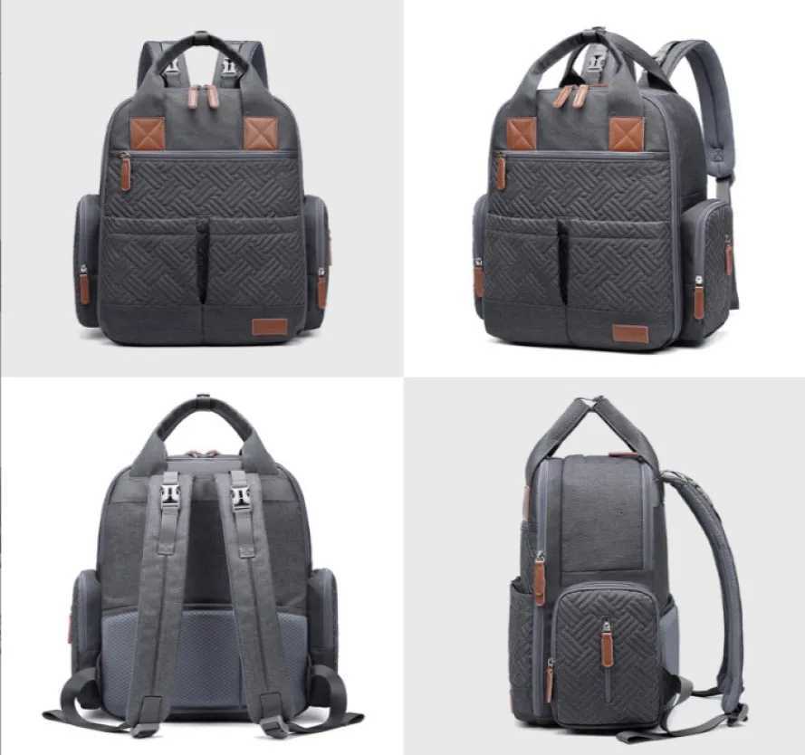 Diaper Backpack Mother Baby Bag New Fashion Backpack Large Capaci Waterproof MultiFunctional Diaper Bag StrollerXJ250928