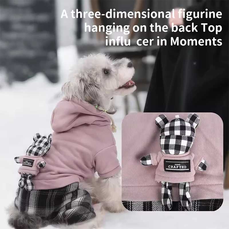 Fullbody Dog Coat Warm Fleece Dog et Windproof Dogs Winter Coat with Harness Built in Reflective Turtleneck Dogs Snowsuit X250928