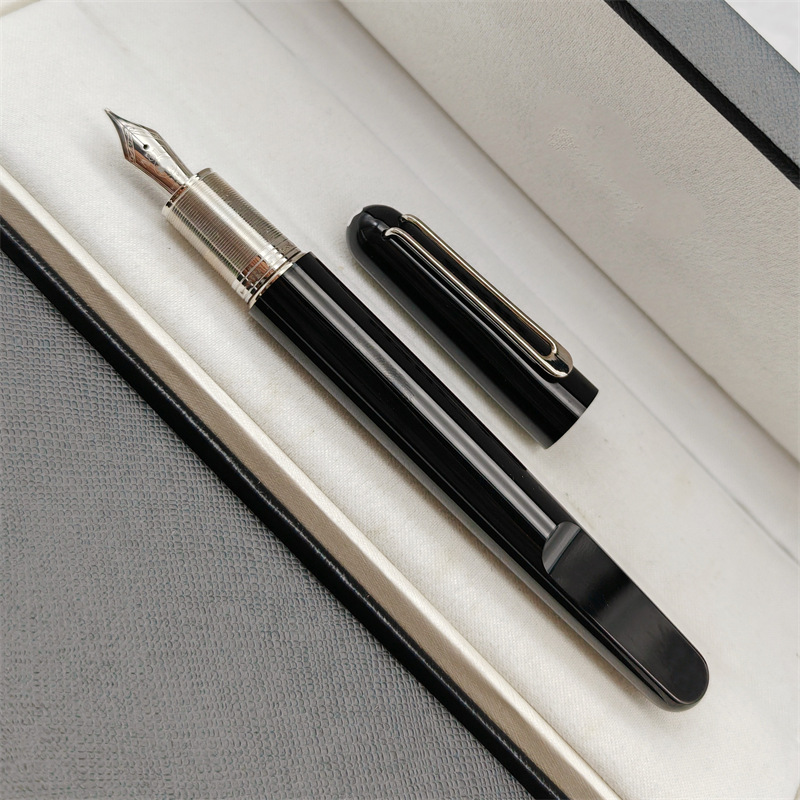 2026 New Wholesale M Series Rollerball Pen Magnetic Close Cap Black/Blue Resin High Quality Luxury Stationery Office School Writing Pens For