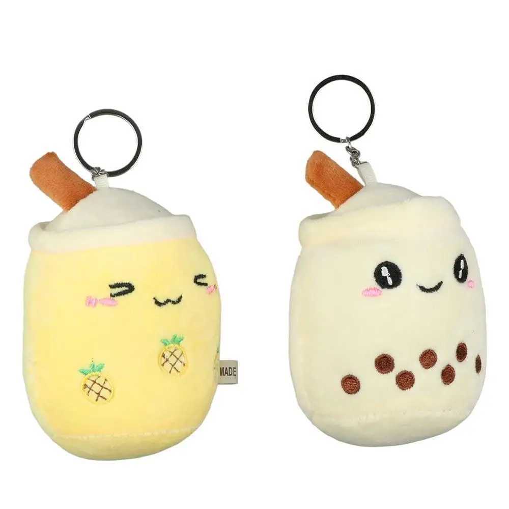 Best Gift Plush Doll Bubble Tea Keychain Fruit Tea Keyholder Milk Tea Keyring Cartoon Soft Boba Doll Plush Toys Birthday GiftsXJ250928