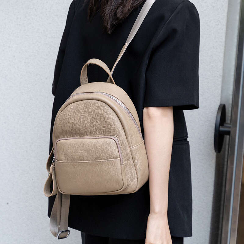 designer bag Luxury bag Top Layer Cowhide Togo Leather for Women, Simple Commuter Travel School Bag, Elegant Versatile Women's Backpack