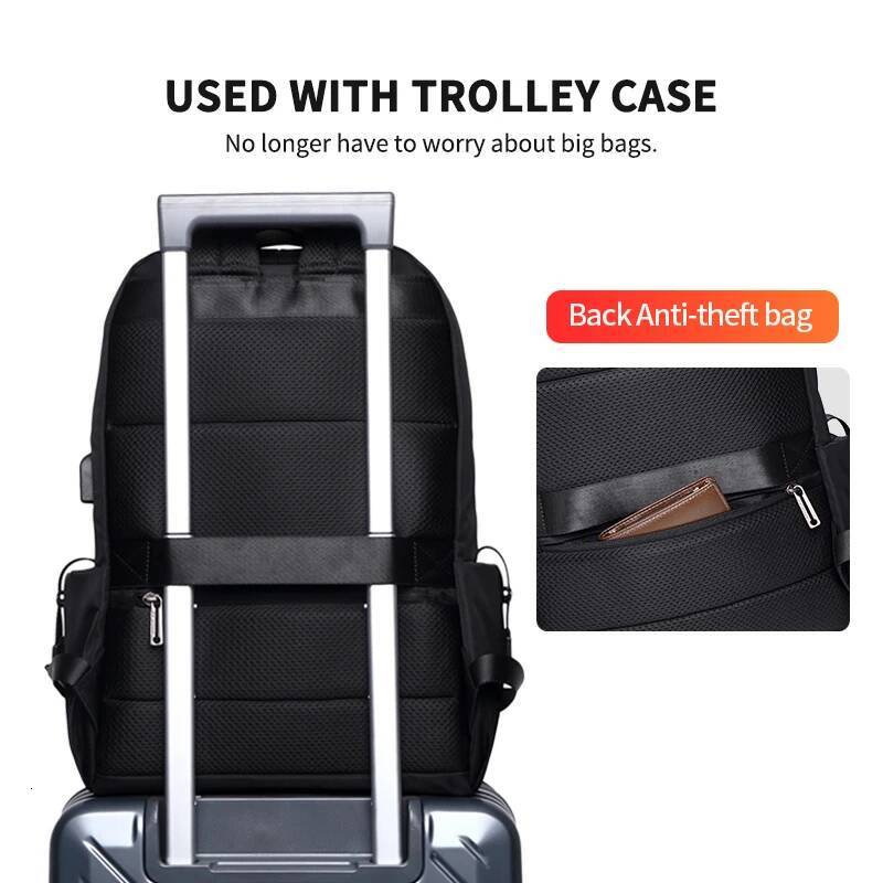 Heroic Knight Men's Business 15.6 Inch Laptop Casual Fashion Travel Backpack Waterproof College Mochila high-quality